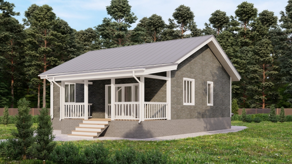 Двухкомнатный домик для постоянного проживания - МО