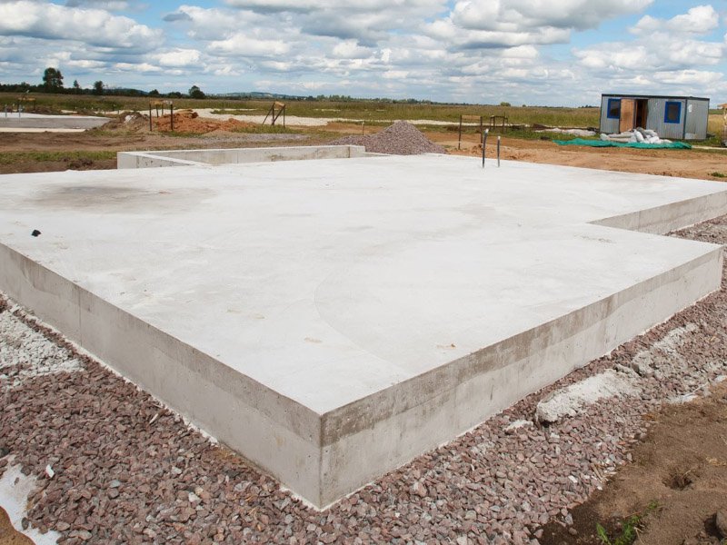 Фундамент плита - бетонная плита для тяжелых строений