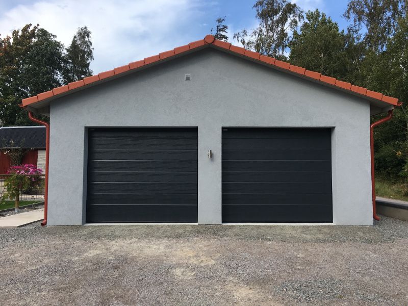 Установка автоматических ворот для гаража - завершение монтажа