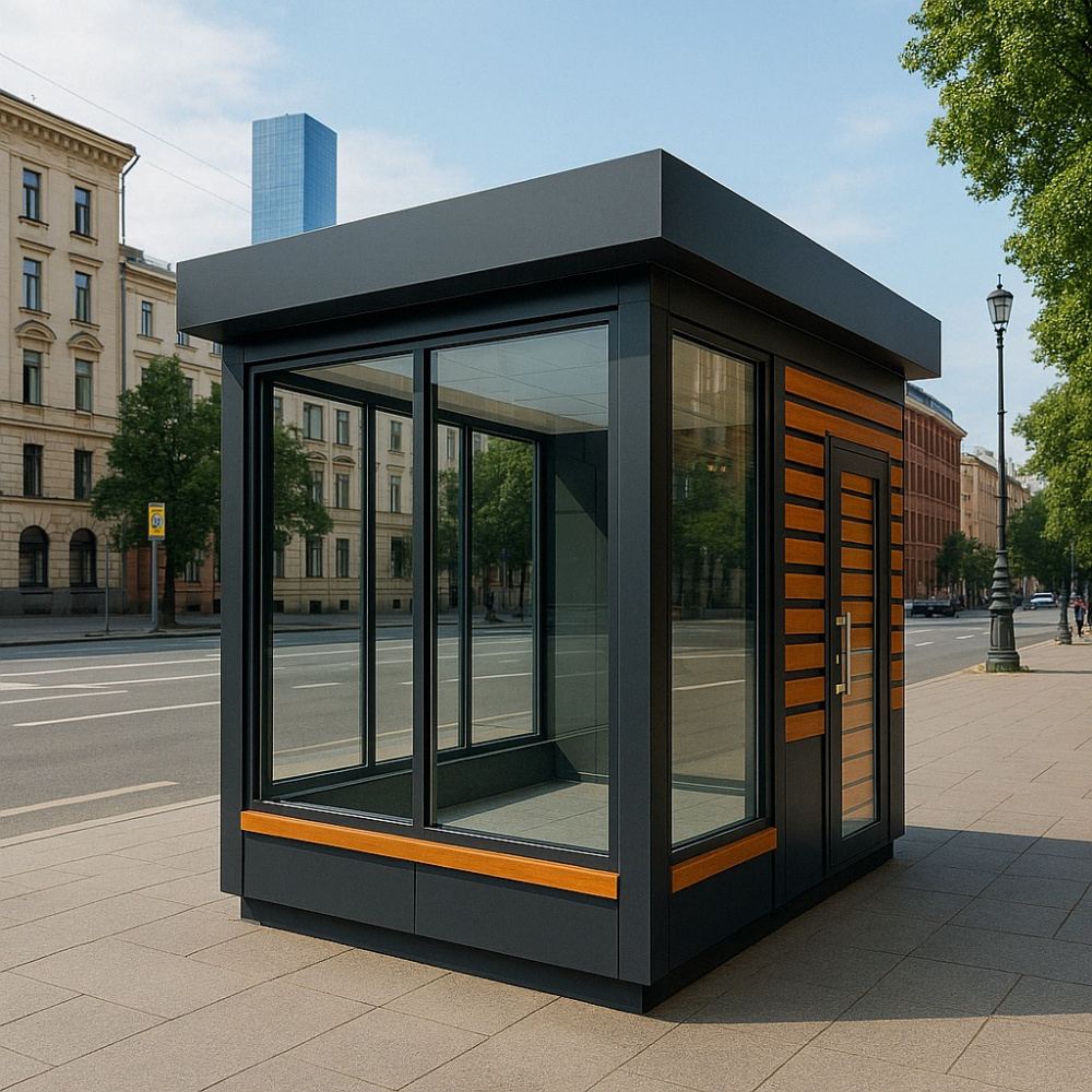 Павильон киоск - маленький киоск для торговли установленный