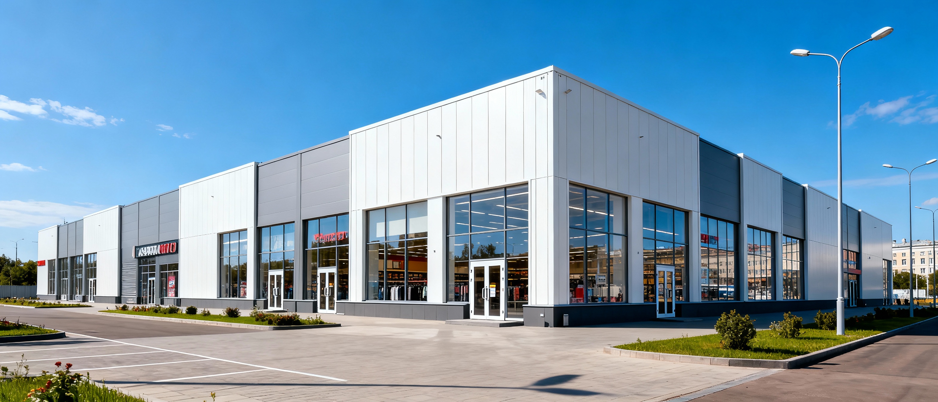 Павильоны и киоски из сэндвич-панелей для торговли и кафе