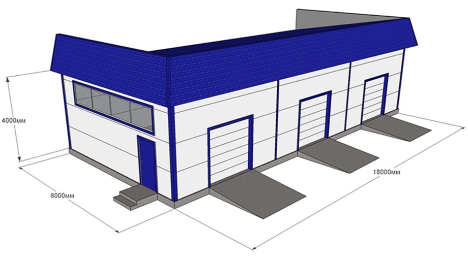 Готовое СТО под ключ - завершенный проект в Московской области